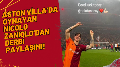 Aston Villa’da Oynayan Nicolo Zaniolo’dan Derbi Paylaşımı!