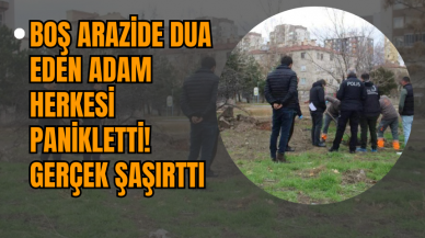 Boş Arazide Dua Eden Adam Herkesi Panikletti! Gerçek Şaşırttı