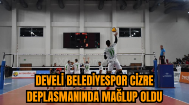 Develi Belediyespor Cizre deplasmanında mağlup oldu