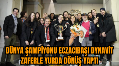 Dünya Şampiyonu Eczacıbaşı Dynavit zaferle yurda dönüş yaptı