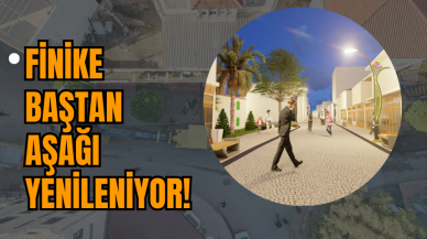 Finike Baştan Aşağı Yenileniyor!