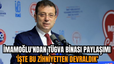 İmamoğlu'ndan TÜGVA binası paylaşımı: 'İşte bu zihniyetten devraldık'