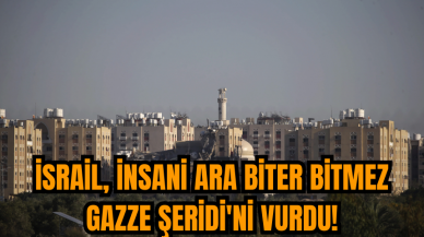 İsrail, insani ara biter bitmez Gazze Şeridi'ni vurdu!