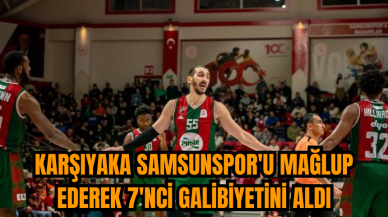 Karşıyaka Samsunspor'u mağlup ederek 7'nci galibiyetini aldı