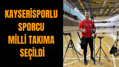 Kayserisporlu sporcu milli takıma seçildi