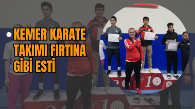 Kemer Karate Takımı Fırtına Gibi Esti