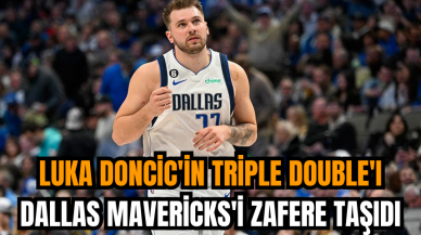 Luka Doncic'in triple double'ı Dallas Mavericks'i zafere taşıdı