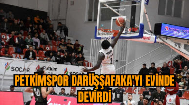 Petkimspor Darüşşafaka'yı evinde devirdi