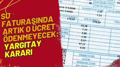 Su Faturasında Artık O Ücret Ödenmeyecek: Yargıtay Kararı