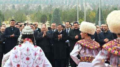 Cumhurbaşkanı Yardımcısı Türkmenistan'ı ziyaret etti