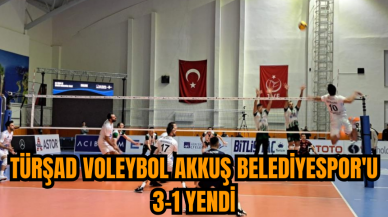 TÜRŞAD Voleybol Akkuş Belediyespor'u 3-1 yendi