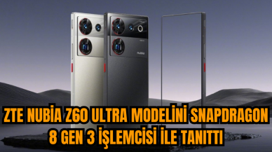 ZTE Nubia Z60 Ultra modelini Snapdragon 8 Gen 3 işlemcisi İle tanıttı