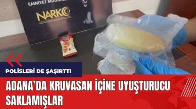 Adana'da kruvasan içine uy*şturucu saklamışlar