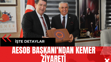 AESOB Başkanı'ndan Kemer Ziyareti