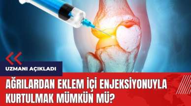 Ağrılardan eklem içi enjeksiyonuyla kurtulmak mümkün mü?