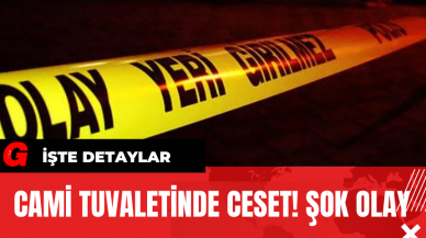 Cami Tuvaletinde Ces*t! Şok Olay