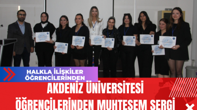 Akdeniz Üniversitesi Öğrencilerinden Muhteşem Sergi