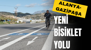 Alanya-Gazipaşa Yeni Bisiklet Yolu 