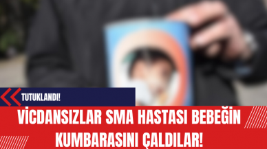 Vicdansızlar SMA hastası bebeğin kumbarasını çaldılar!