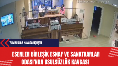 Esenler Birleşik Esnaf ve Sanatkarlar Odası'nda usulsüzlük kavgası: Yumruklar havada uçuştu