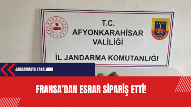 Fransa’dan esrar sipariş etti! Kargosunu alamadan jandarmaya yakalandı