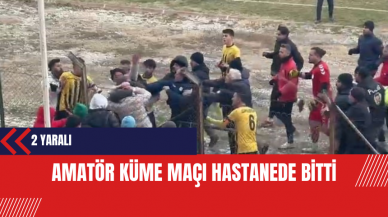 Amatör Küme Maçı Hastanede Bitti: 2 yaralı