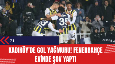 Kadıköy'de gol yağmuru! Fenerbahçe evinde şov yaptı... Fenerbahçe 7-1 Konyaspor