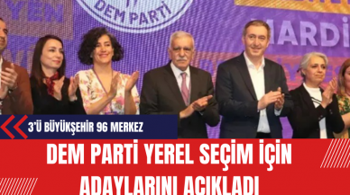 DEM Parti yerel seçim için adaylarını açıkladı