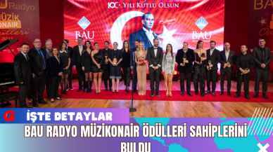 BAU Radyo MüzikOnair Ödülleri Sahiplerini Buldu