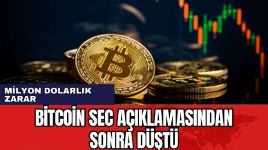 Bitcoin SEC açıklamasından sonra düştü! Milyon dolarlık zarar