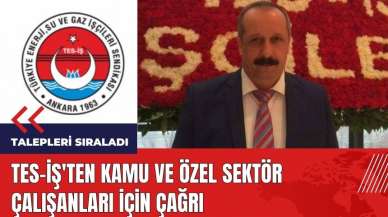 TES-İŞ'ten kamu ve özel sektör çalışanları için çağrı