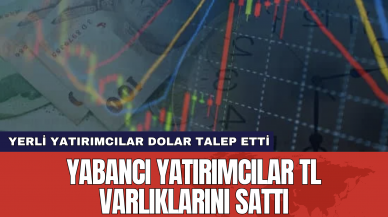 Yabancı yatırımcılar TL varlıklarını sattı yerli yatırımcılar dolar talep etti