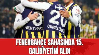 Fenerbahçe sahasında 15. galibiyetini aldı