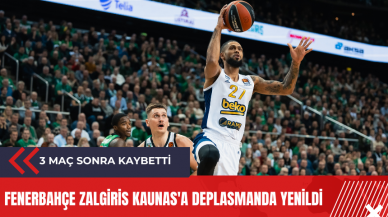 Fenerbahçe Zalgiris Kaunas'a deplasmanda yenildi