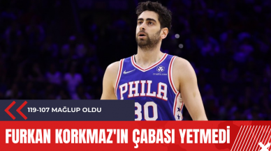 Furkan Korkmaz'ın çabası yetmedi