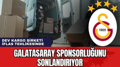 Galatasaray sponsoru dev kargo şirketi iflas tehlikesinde