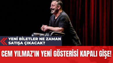 Cem Yılmaz'ın Yeni Gösterisi Kapalı Gişe! Yeni Biletler Ne Zaman Satışa Çıkacak?