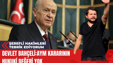 Devlet Bahçeli: AYM Kararının Hukuki Değeri Yok!