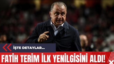 Fatih Terim İlk Yenilgisini Aldı!