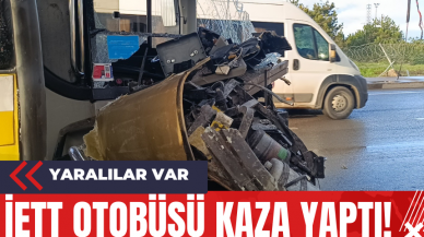 İETT Otobüsü Kaza Yaptı! Yaralılar Var