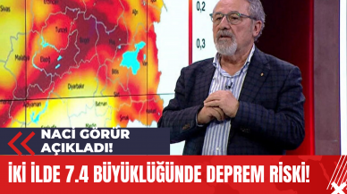 Naci Görür Açıkladı! İki İlde 7.4 Büyüklüğünde Deprem Riski!