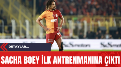 Sacha Boey İlk Antrenmanına Çıktı