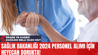 Sağlık Bakanlığı 2024 Personel Alımı İçin Heyecan Dorukta! Branş ve Kadro Dağılımı Belli Oldu Mu?