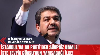 İstanbul'da AK Parti'den Sürpriz Hamle!  İşte Tevfik Göksu'nun Yarışacağı İlçe!