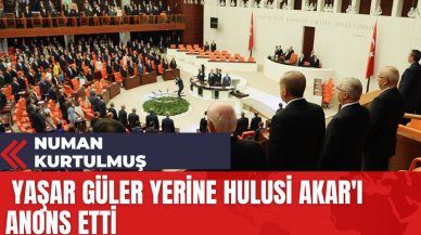 Numan Kurtulmuş Yaşar Güler Yerine Hulusi Akar'ı Anons Etti