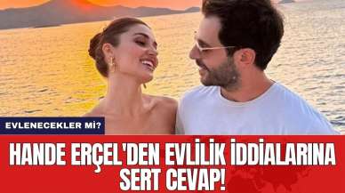 Hande Erçel'den evlilik iddialarına sert cevap!