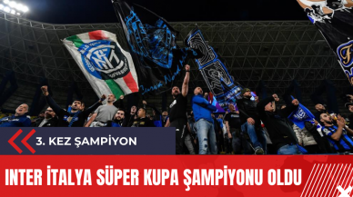 Inter İtalya Süper Kupa şampiyonu oldu