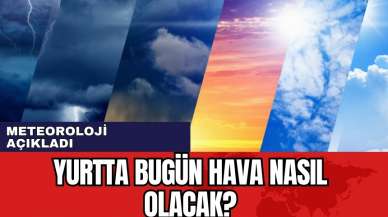 Meteoroloji'den hava durumu: Kuvvetli yağış ve toz fırtınası tehlikesi