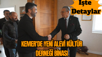 Kemer'de Yeni Alevi Kültür Derneği Binası