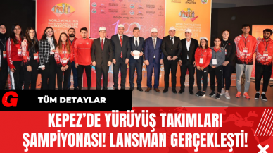 Kepez’de Yürüyüş Takımları Şampiyonası! Lansman Gerçekleşti!